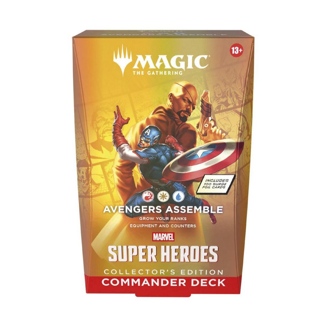 Magic The Gathering: Marvel Super Heroes Collector Commander Deck Avengers Assemble