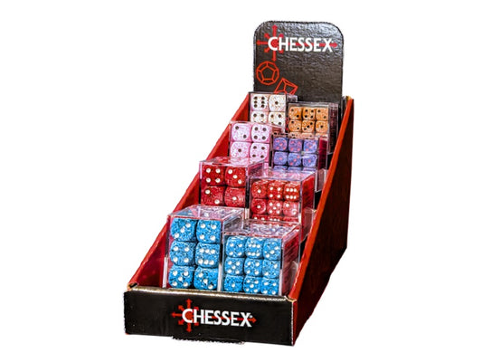 Chessex: Speckled 12mm or 12CT Speckled 16mm D6 Dice Cubes