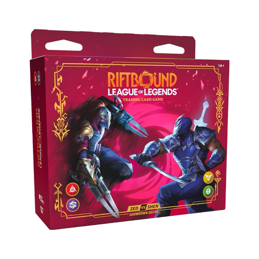 Riftbound League of Legends TCG: Vendetta Showdown Deck Zed Vs Shen