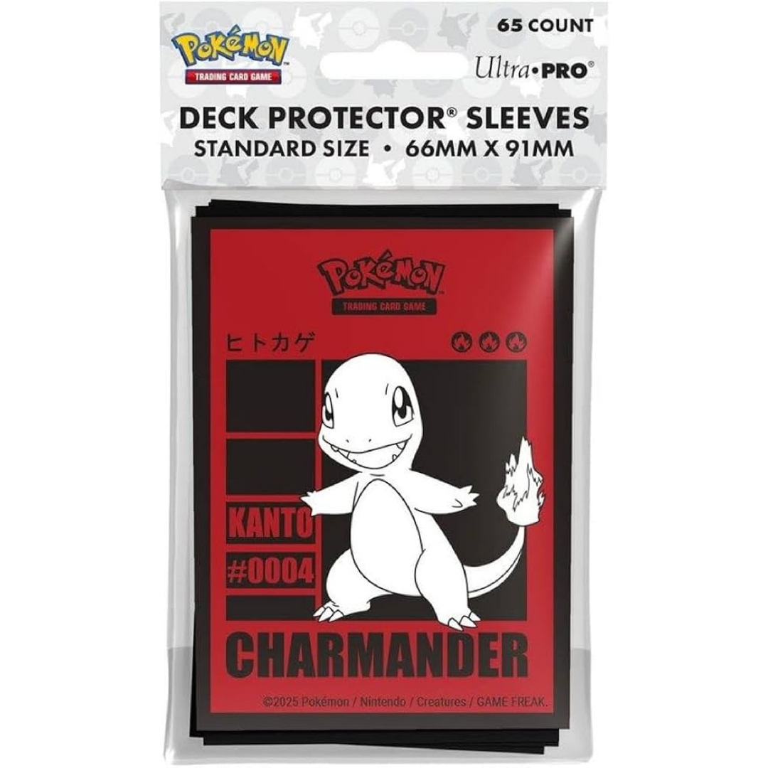 Pokemon Charmander Deck Protector (65 Pack) - Ultra Pro Card Sleeves