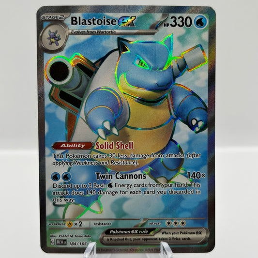 *LIGHTLY PLAYED* Blastoise ex - 184/165 - SV: Scarlet & Violet 151 Single Card