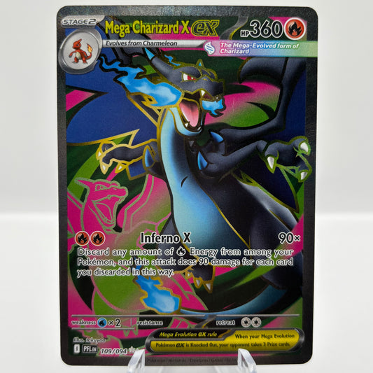 Mega Charizard X ex - 109/094 - ME02: Phantasmal Flames Single Card!
