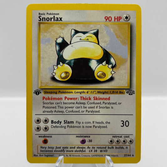 *MODERATELY PLAYED* Snorlax (27) - Jungle Single Card