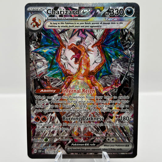 *LIGHTLY PLAYED* Charizard ex - 223/197 - SV03: Obsidian Flames Single Card