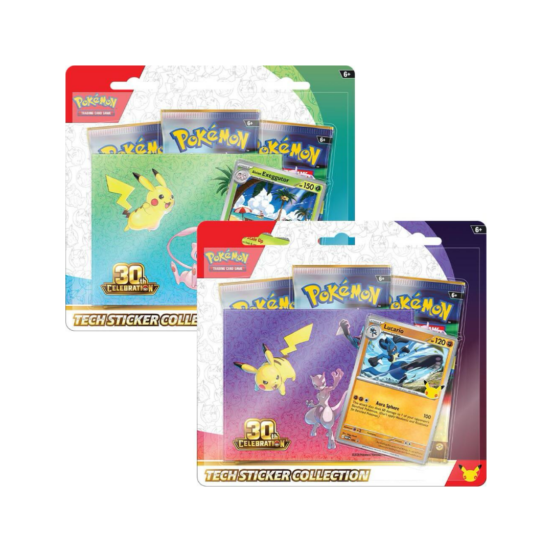 Pokemon TCG: 30th Celebration Tech Sticker Collection