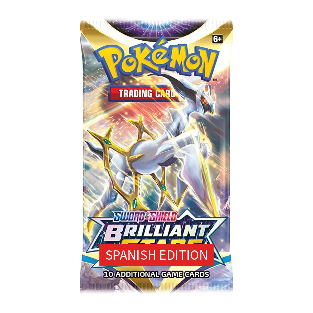 Pokemon TCG: Sword & Shield Brilliant Stars Spanish Booster Pack