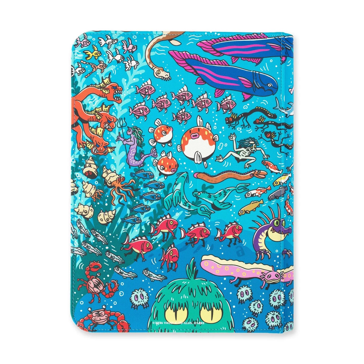 Vault X 9-Pocket Exo-Tec® Zip Binder Artist Edition Water: Osare