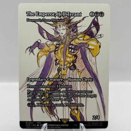 The Emperor, Hell Tyrant - Yawgmoth, Thran Physician (Showcase) - FINAL FANTASY: Through the Ages Single Card
