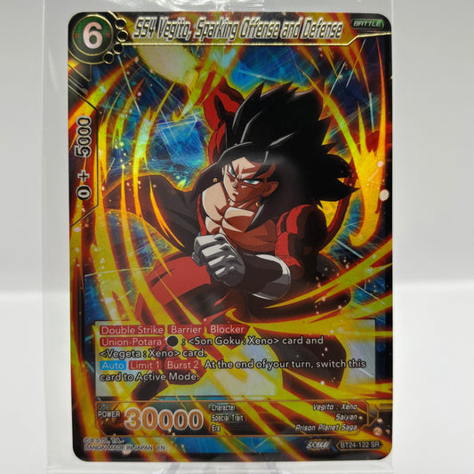 SS4 Vegito, Sparking Offense and Defense - Beyond Generations Single Card