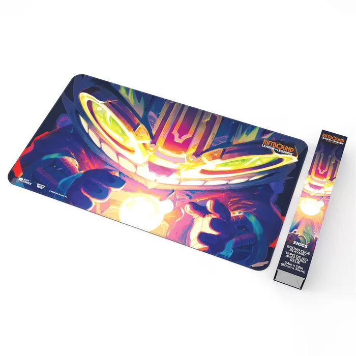 Riftbound League of Legends Round Edge Playmat Ziggs