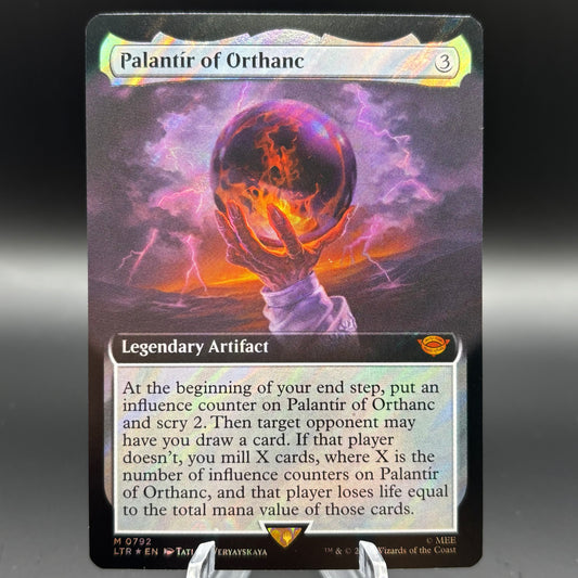 Palantir of Orthanc (Extended Art Foil) - Universes Beyond: The Lord of the Rings: Tales of Middle-earth Single Card
