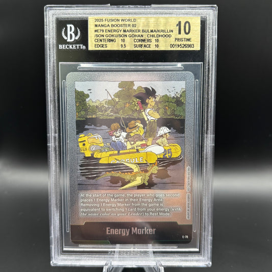 Beckett 10 2025 Fusion World Manga Booster SB02 Energy Marker E-79