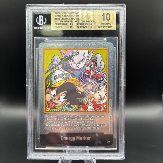 Beckett 10 2025 Fusion World Manga Booster SB02 Energy Marker E-85