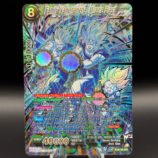 Family Kamehameha, Miracle Blast (SCR) - Three Glorious Fighters Single Card