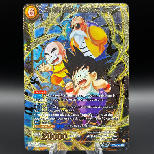 Son Goku, Krillin, & Master Roshi, Trinity - Three Glorious Fighters Single Card
