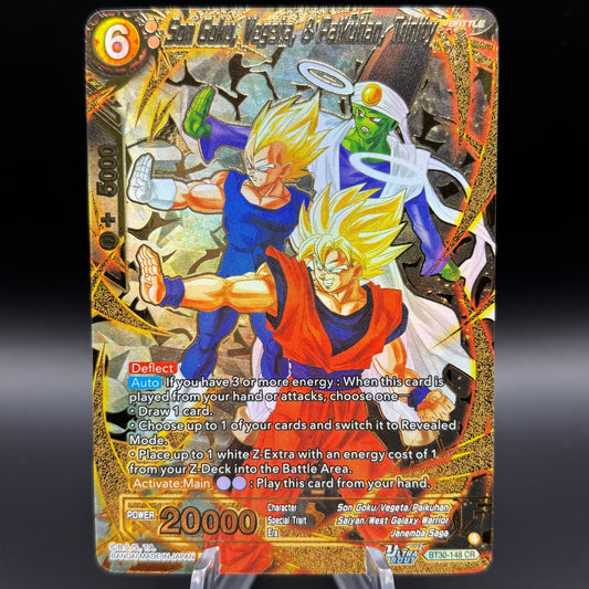 Son Goku, Vegeta, & Paikuhan, Trinity - Three Glorious Fighters Single Card