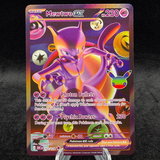 Mewtwo ex - 157/128 - ME: 30th Celebration Single Card