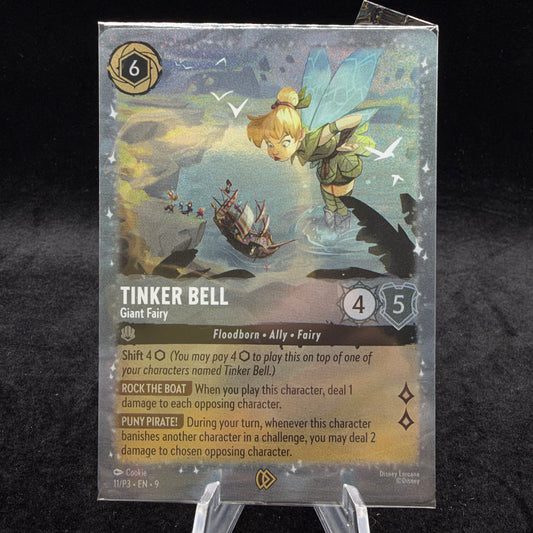 Tinker Bell - Giant Fairy - Disney Lorcana Pr *Sealed* Single Card