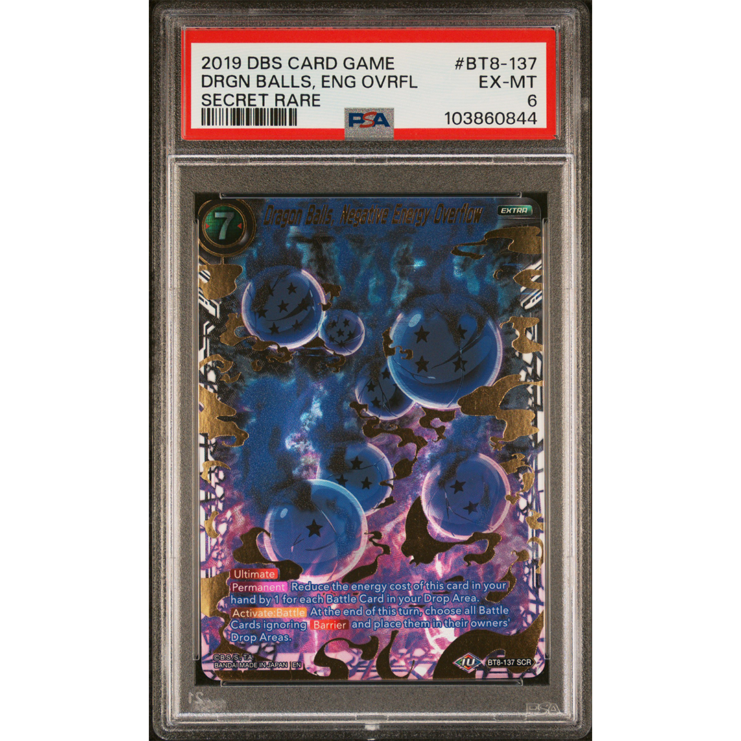PSA 6 Dragon Balls, Negative Energy Overflow