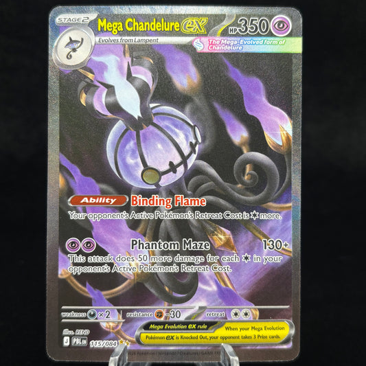 Mega Chandelure ex - 113/081 Single Card