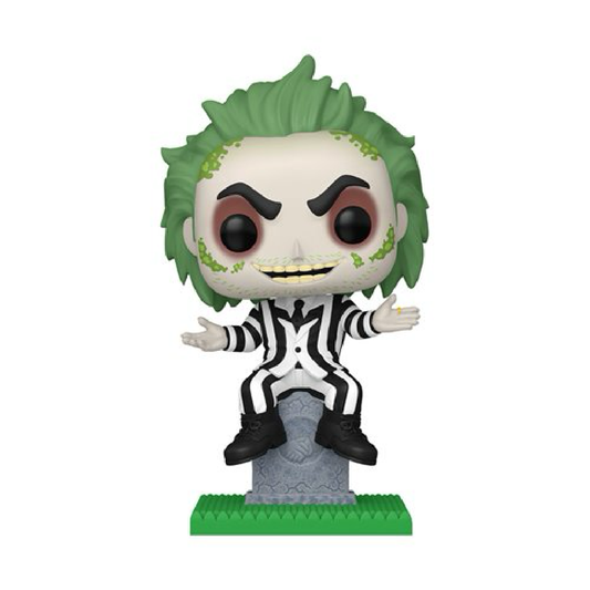 Beetlejuice on Tombstone Glow-in-the-Dark Funko Pop! Plus Vinyl Figure #1757