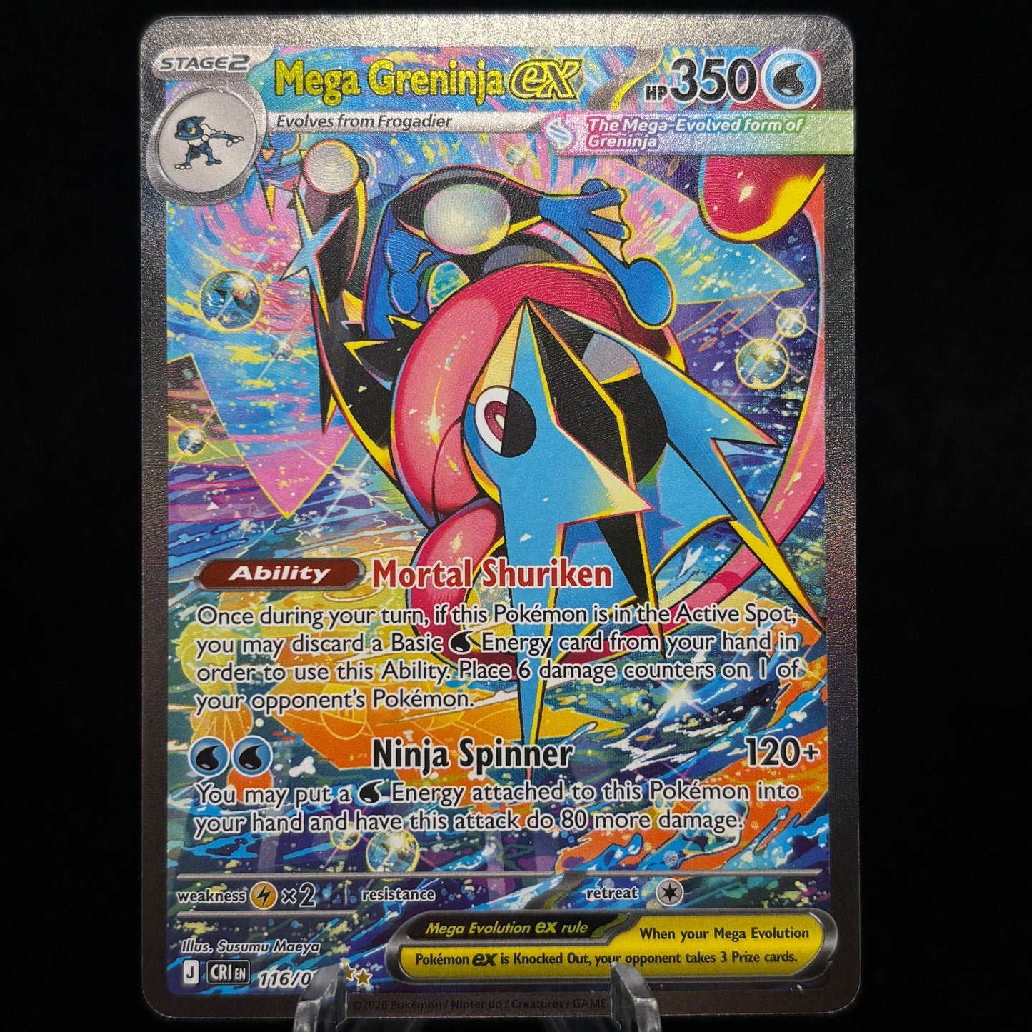 Mega Greninja ex - 116/086 Single Card