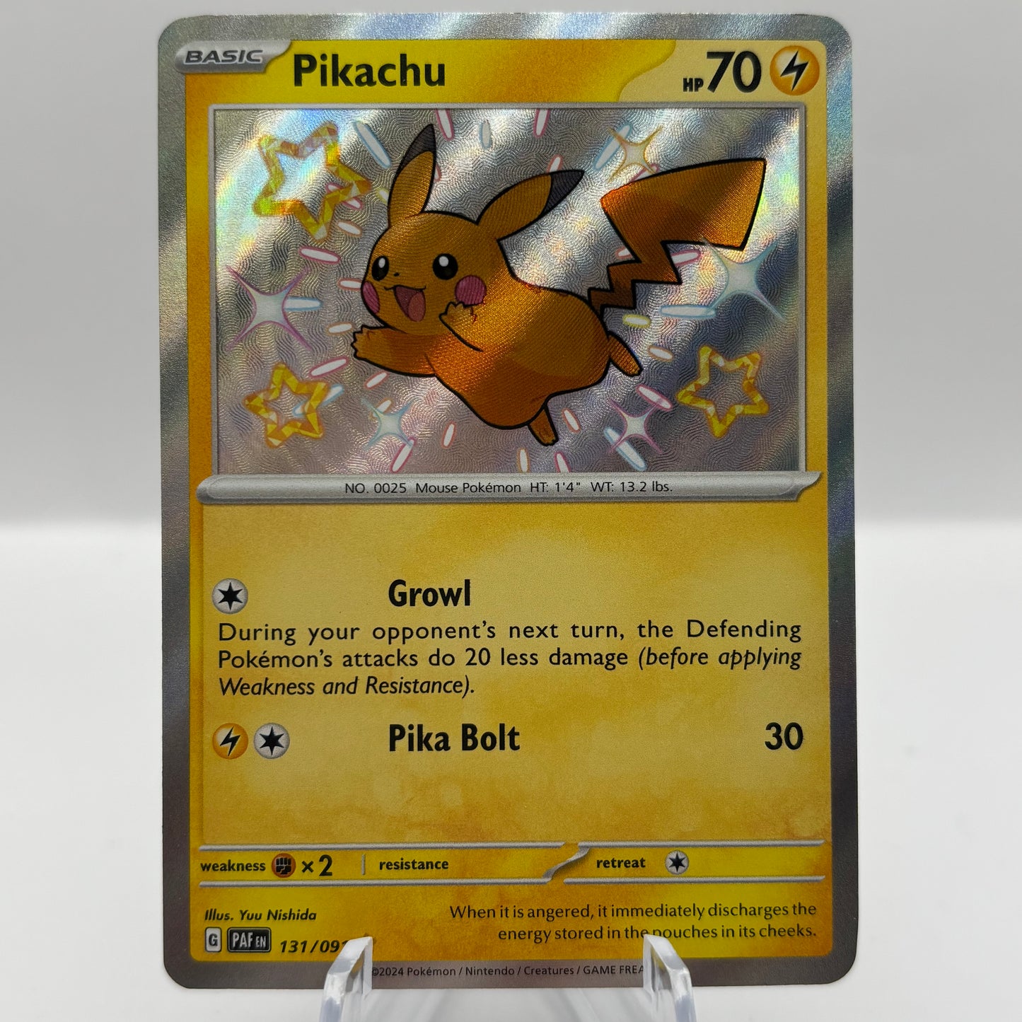 Pikachu - 131/091 - SV: Paldean Fates