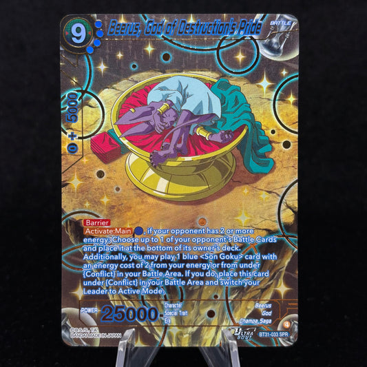 Beerus, God of Destruction's Pride (SPR) - Impact Beyond Dimensions Single Card