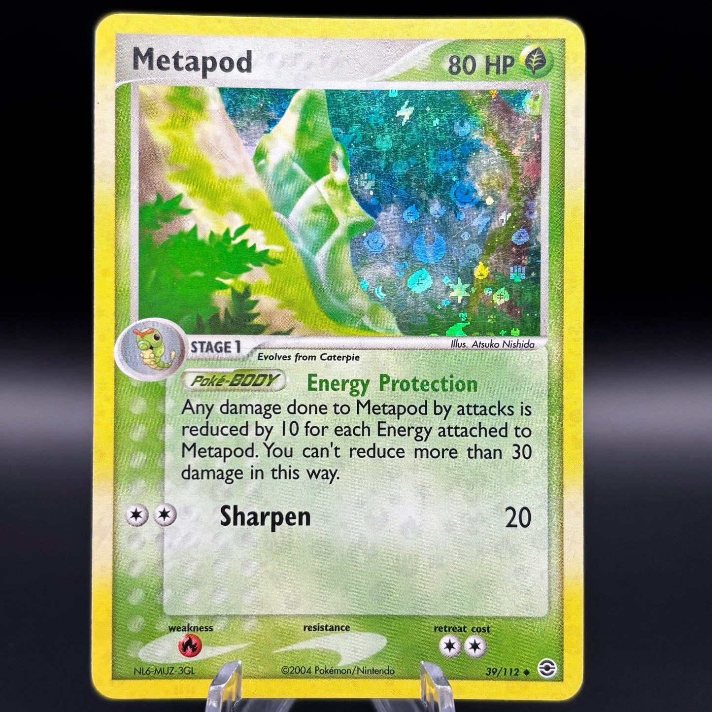 Metapod - FireRed & LeafGreen Single Card *Light Play*