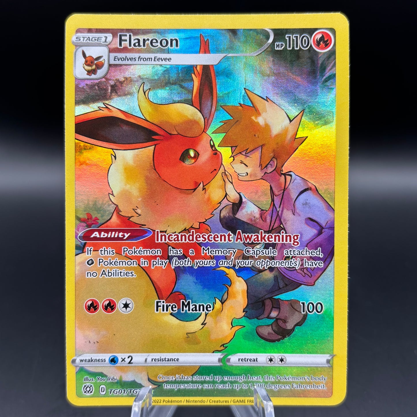 Flareon - SWSH09: Brilliant Stars Trainer Gallery Single Card