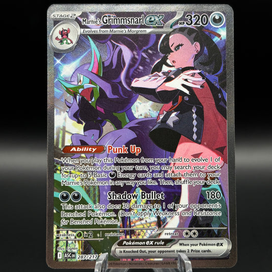 Marnie's Grimmsnarl ex - 287/217 Single Card