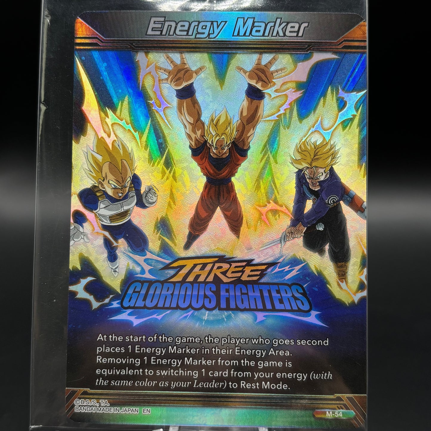 Energy Marker - Three Glorious Fighters (M-54) - *Sealed* Single Card
