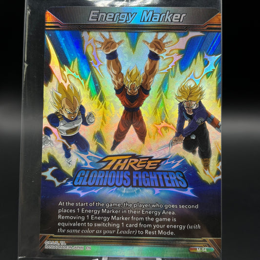 Energy Marker - Three Glorious Fighters (M-54) - *Sealed* Single Card