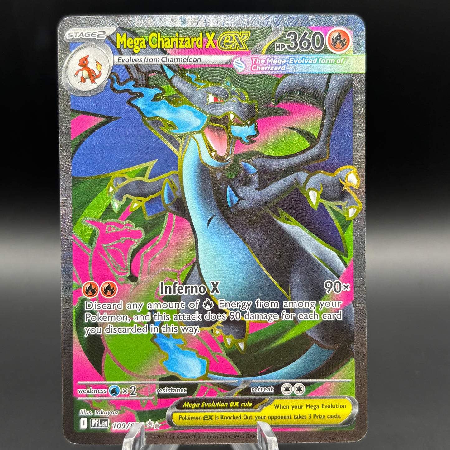 Mega Charizard X ex - 109/094 - ME02: Phantasmal Flames Single Card