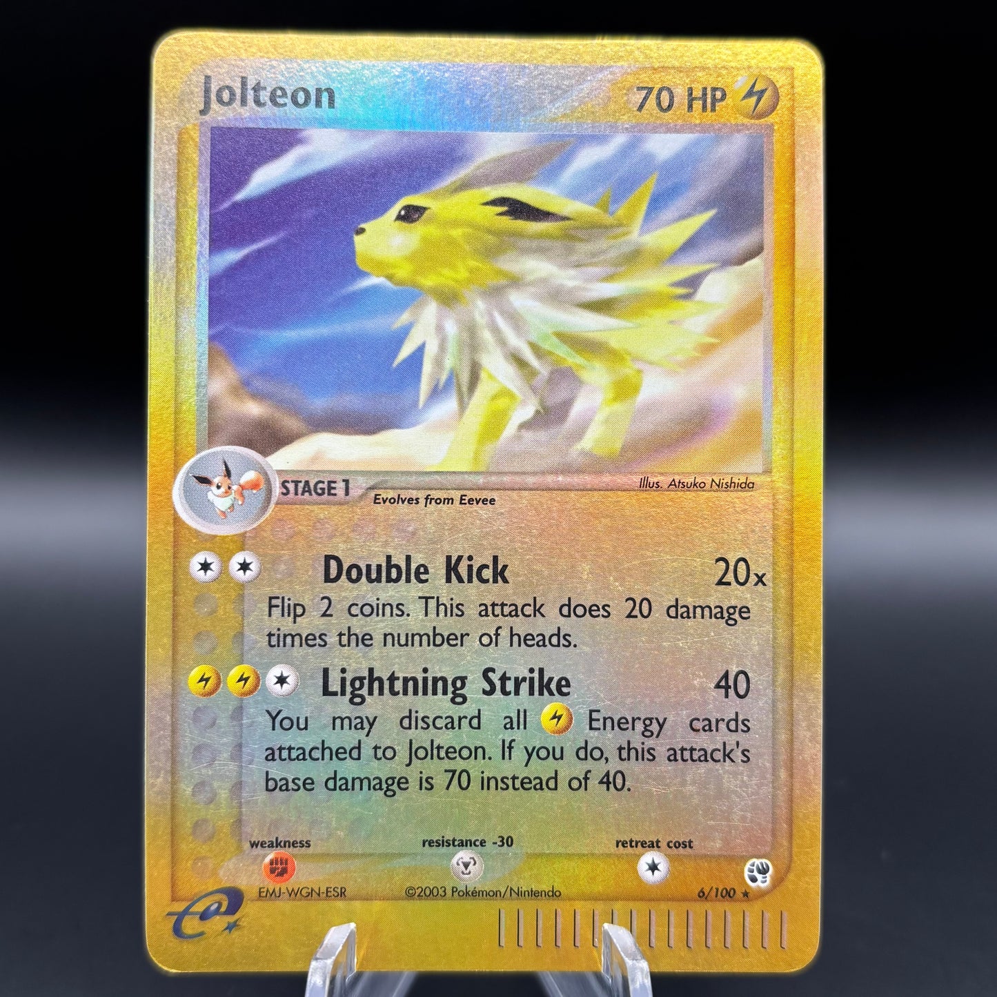 Jolteon - Sandstorm *Moderate Play* Single Card