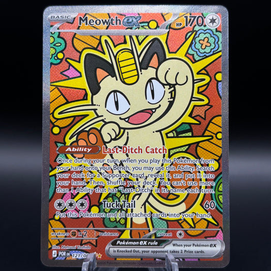 Meowth ex - 121/088 Single Card