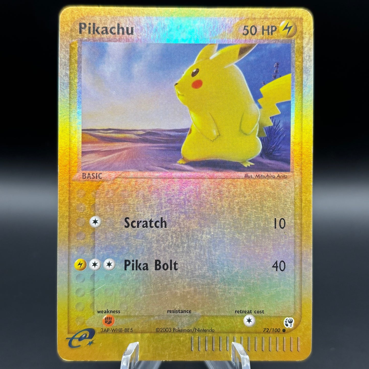 Pikachu - Sandstorm Reverse Holo Single Card *Light Play*