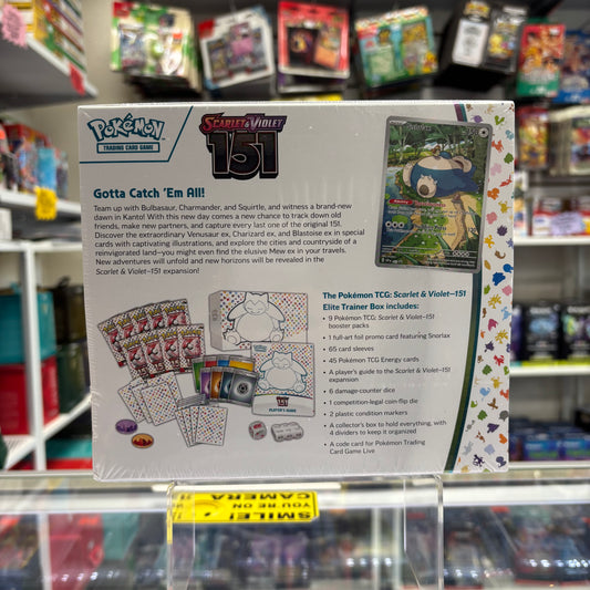 Pokemon Scarlet & Violet - 151 Elite Trainer Box  [w/ Plastic Protector]