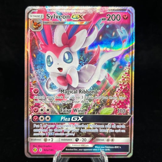 Sylveon GX - 92a/145 *Light Play* Single Card