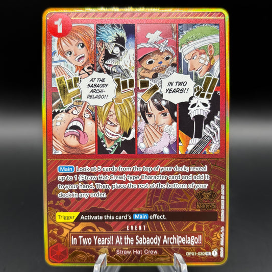 In Two Years!! At the Sabaody Archipelago!! (One Piece Japanese Version 2nd Anniversary Set) Single Card