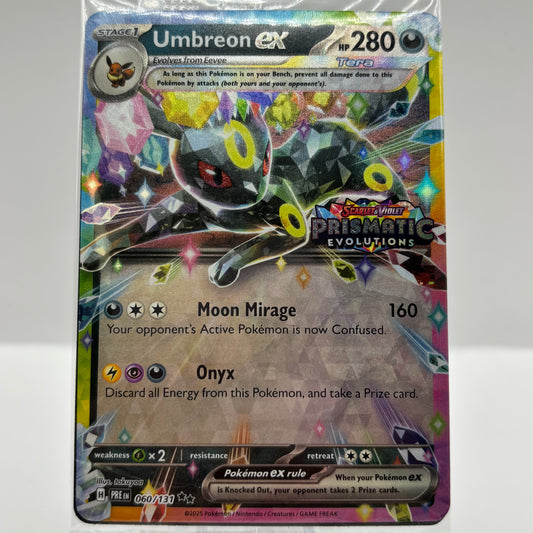 Umbreon ex - 060/131 (Prismatic Evolutions Stamp) *Sealed*