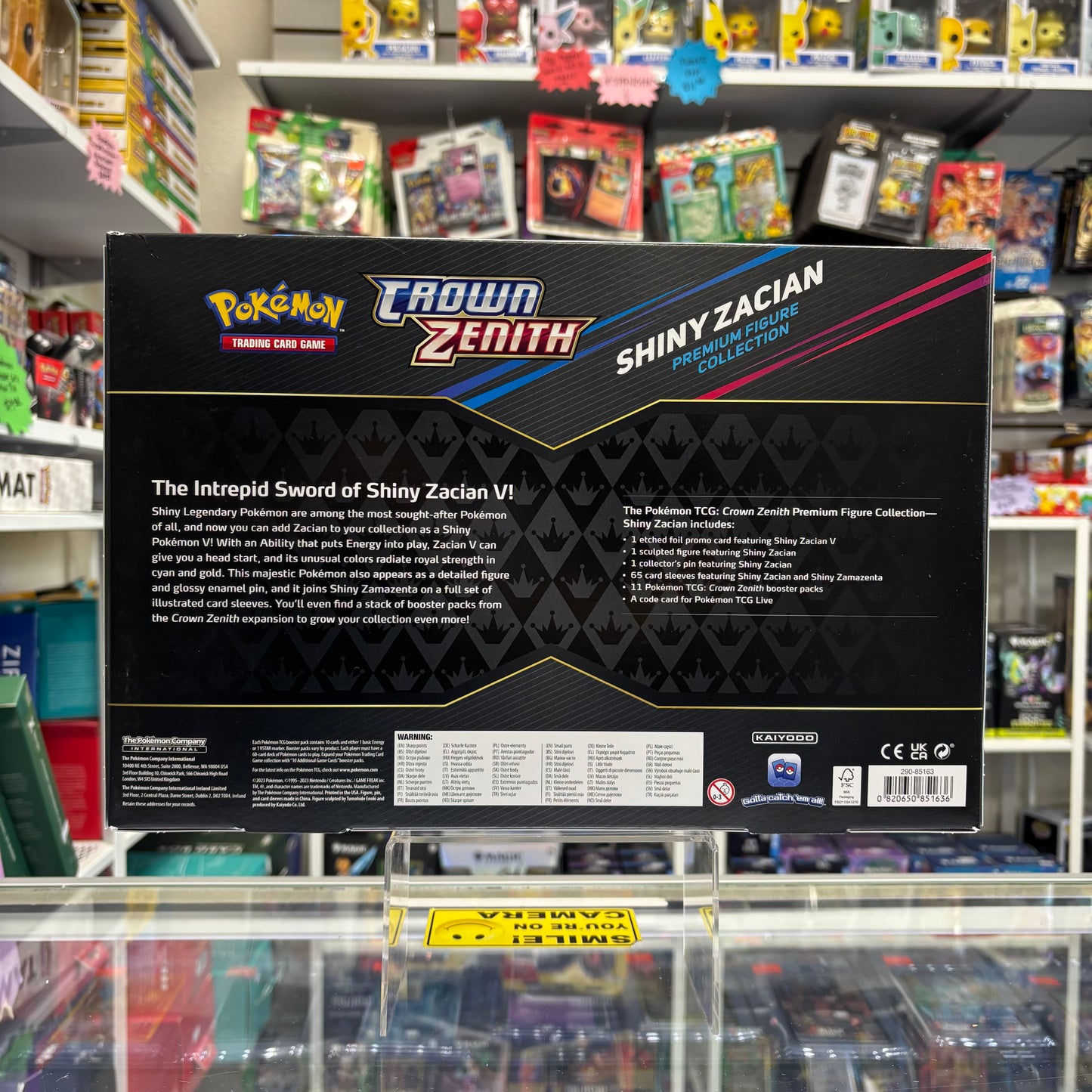 Pokemon Crown Zenith - Shiny Zacian Premium Figure Collection