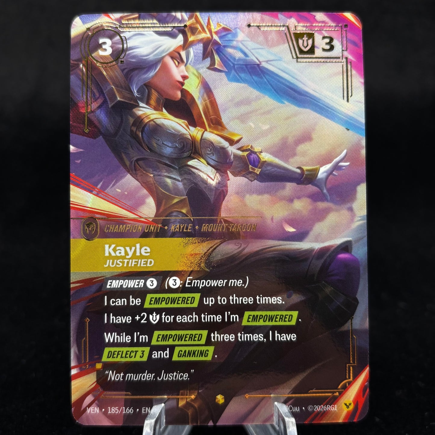 Kayle, Justified (Overnumbered) - Vendetta (VEN) Single Card