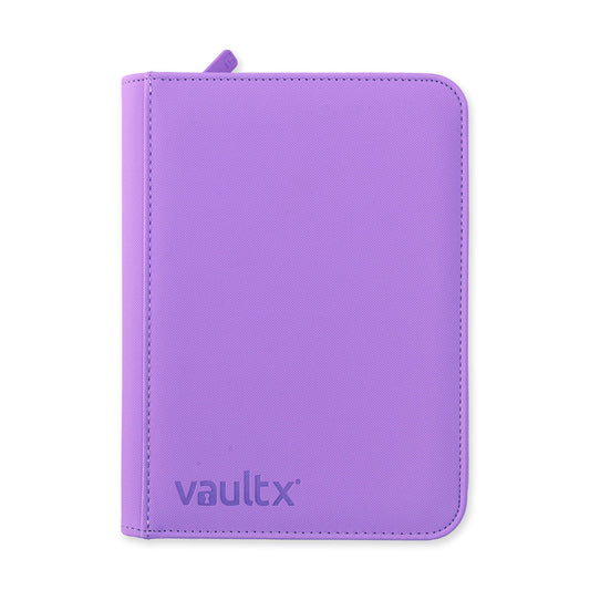 Vault X 4-Pocket Exo-Tec® Zip Binder Purple