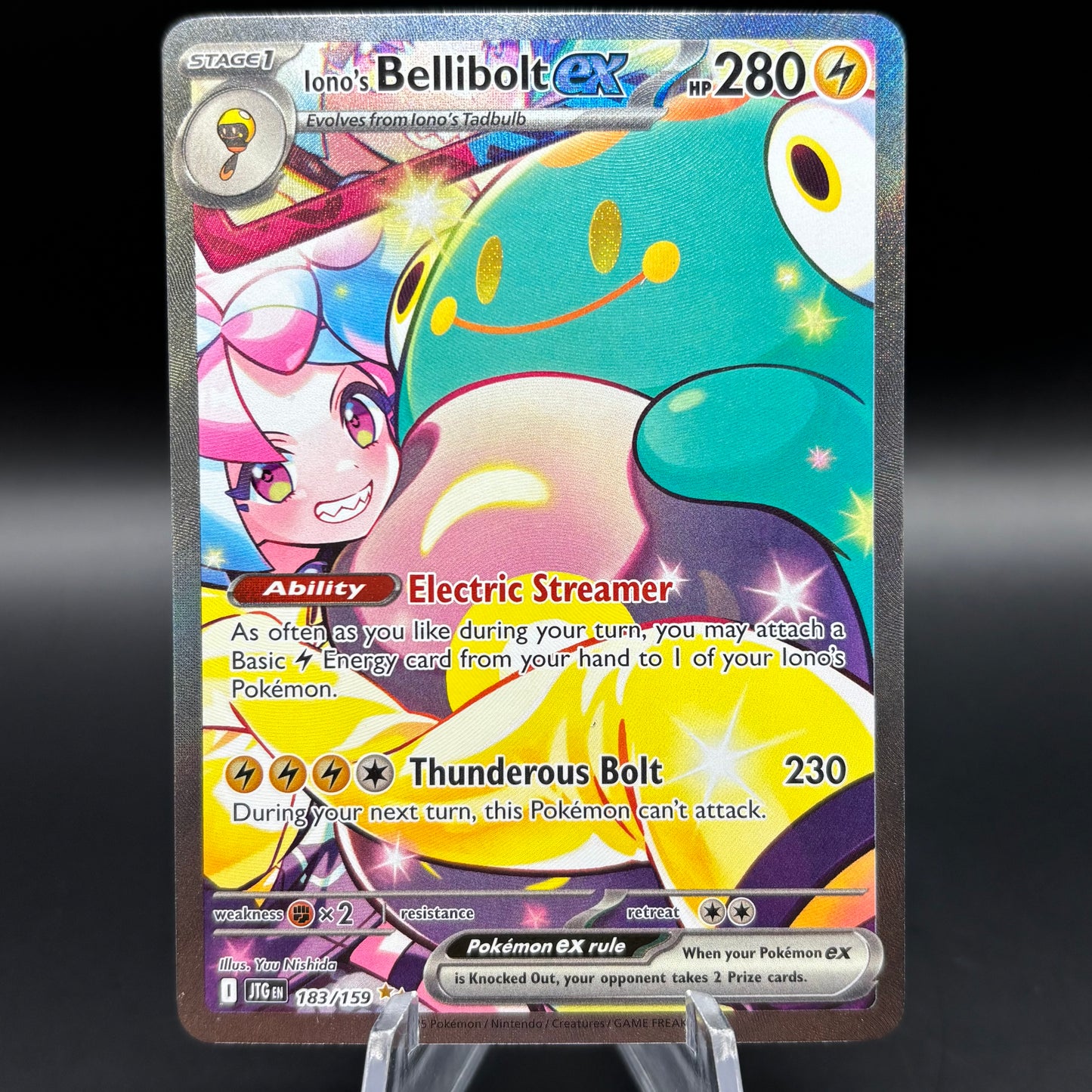 Iono's Bellibolt ex - 183/159 Single Card
