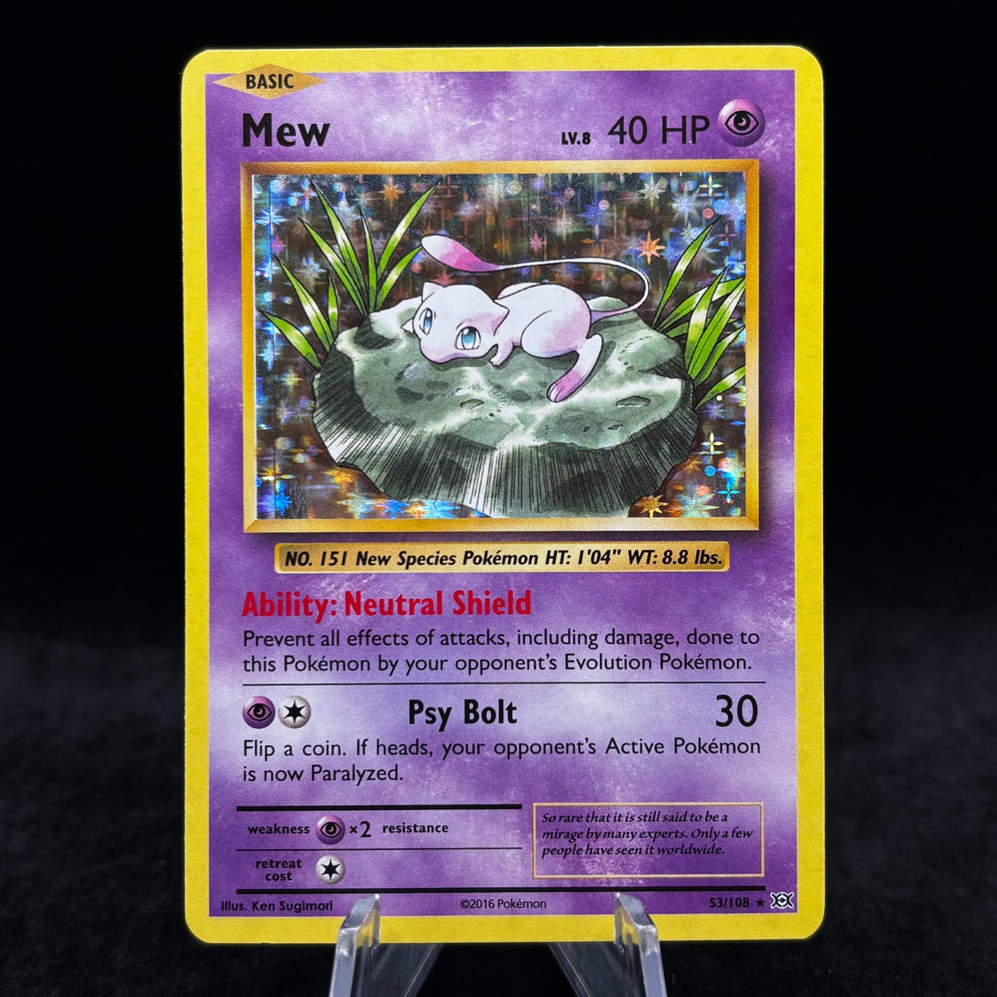 Mew - 53/108 (XY Evolutions) *Light Play* Single Card