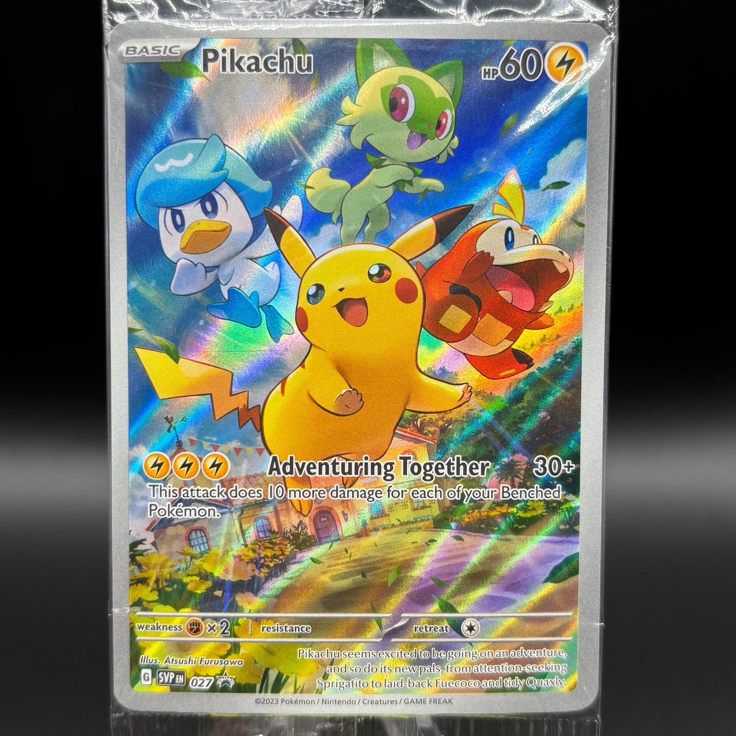 Pikachu - 027 - SV: Scarlet & Violet *Sealed PR* Single Card