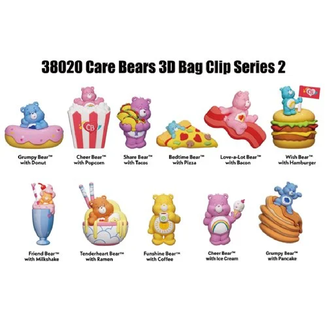 Care Bear Series 2 3D Foam Bag Clip