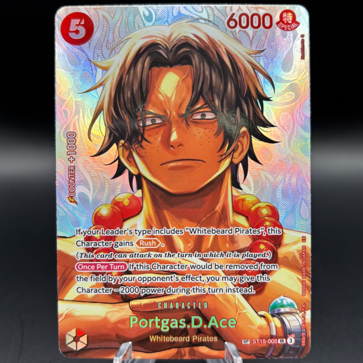 Portgas.D.Ace (SP) - The Time of Battle (OP16) Single Card