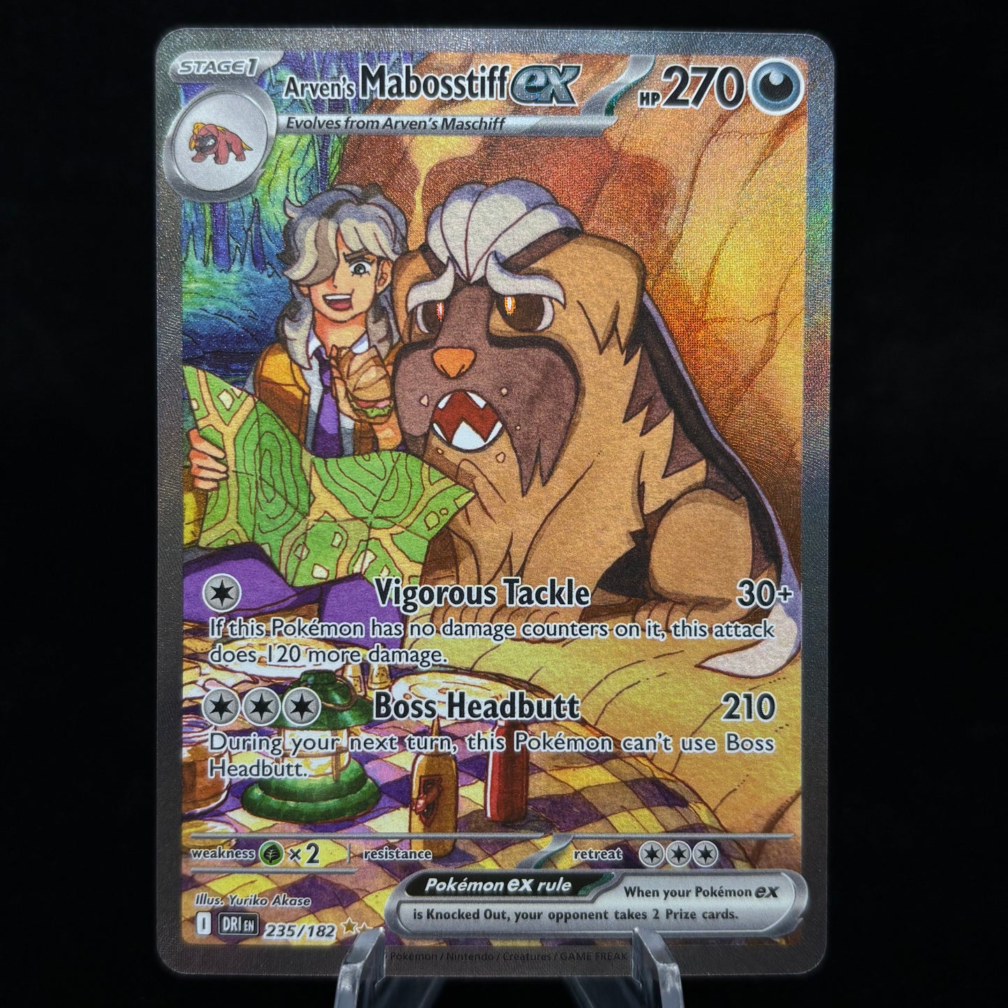 Arven's Mabosstiff ex - 235/182 Single Card
